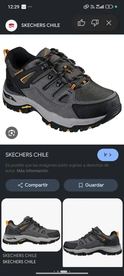 Zapatillas de trekking Skechers impermeables - miniatura 1