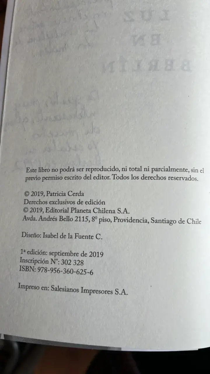 Libro Luz en Berlín de Patricia Cerda - 3