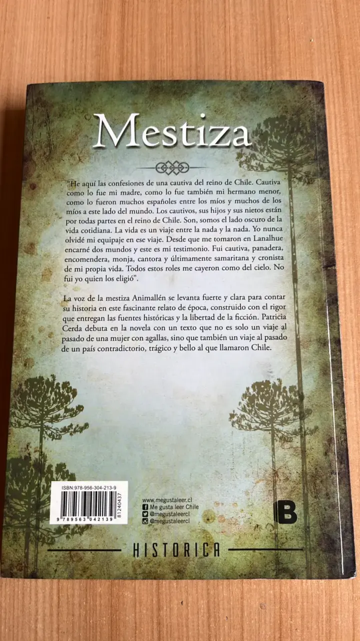 Libro 'Mestiza' de Patricia Cerda - 2
