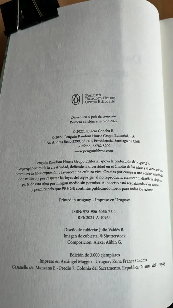 Libro 'Darwin en el País Desconocido' de Ignacio Concha - 3