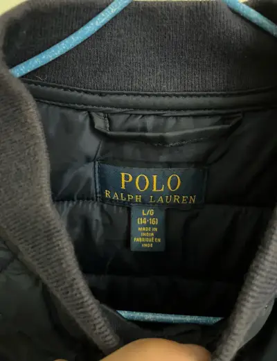 Chaqueta acolchada azul Polo Ralph Lauren Lauren - miniatura 3