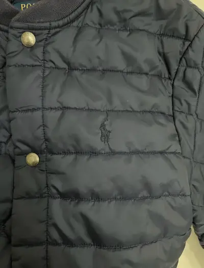 Chaqueta acolchada azul Polo Ralph Lauren Lauren - miniatura 4