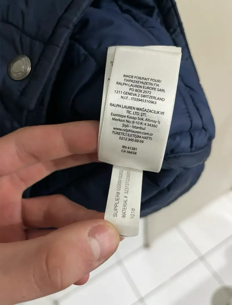 Chaqueta acolchada azul Polo Ralph Lauren Lauren - 6
