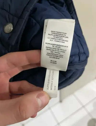 Chaqueta acolchada azul Polo Ralph Lauren Lauren - miniatura 6