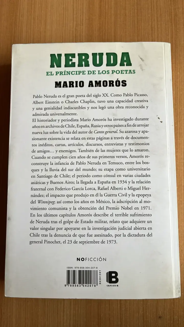 Biografía de Pablo Neruda por Mario Amorós - 2