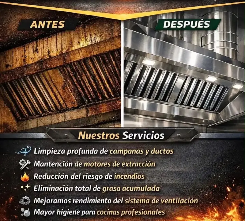 Servicio de limpieza y mantención de campanas extractoras - 1