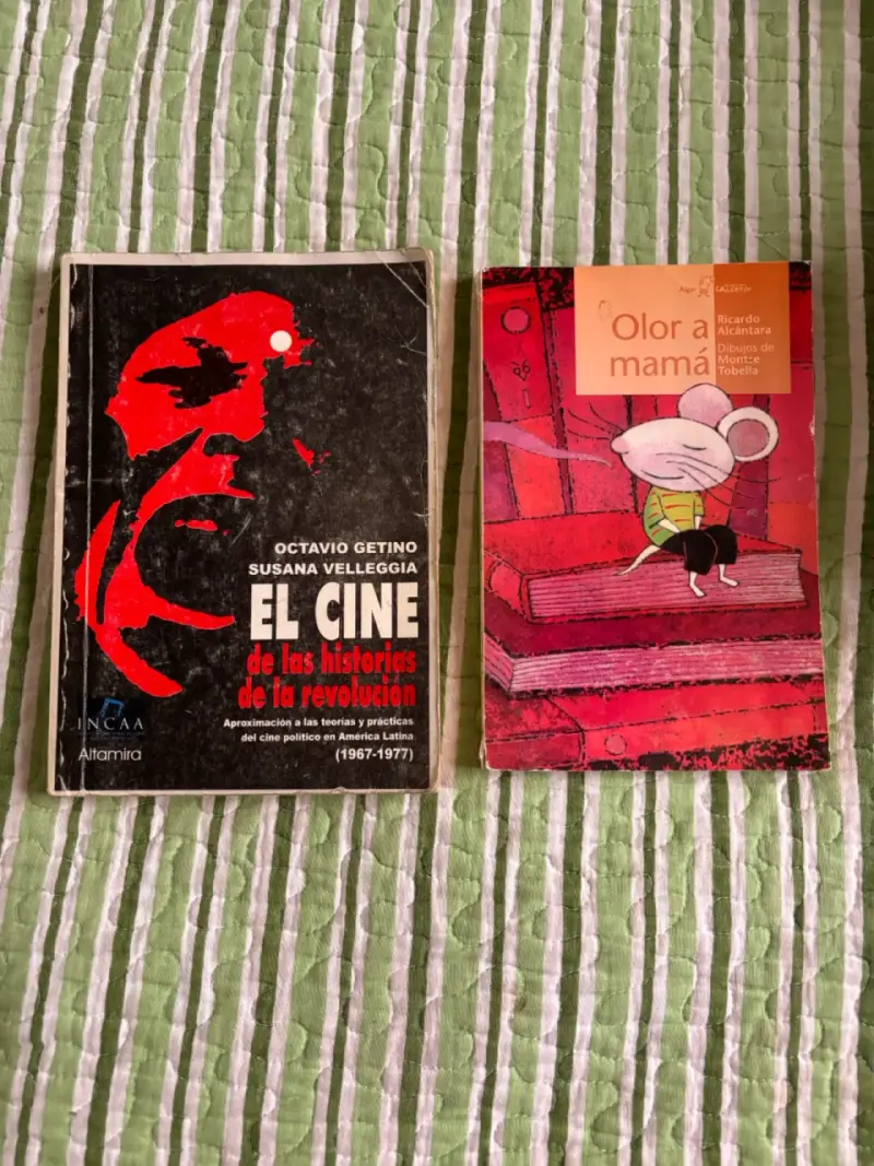 Libros 'El Cine' y 'Olor a Mamá' usados
