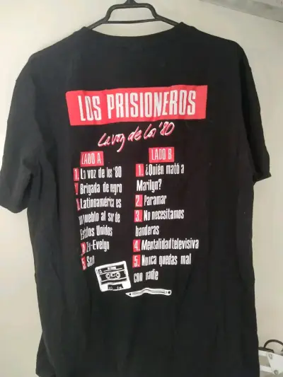 Polera negra de Los Prisioneros - miniatura 2