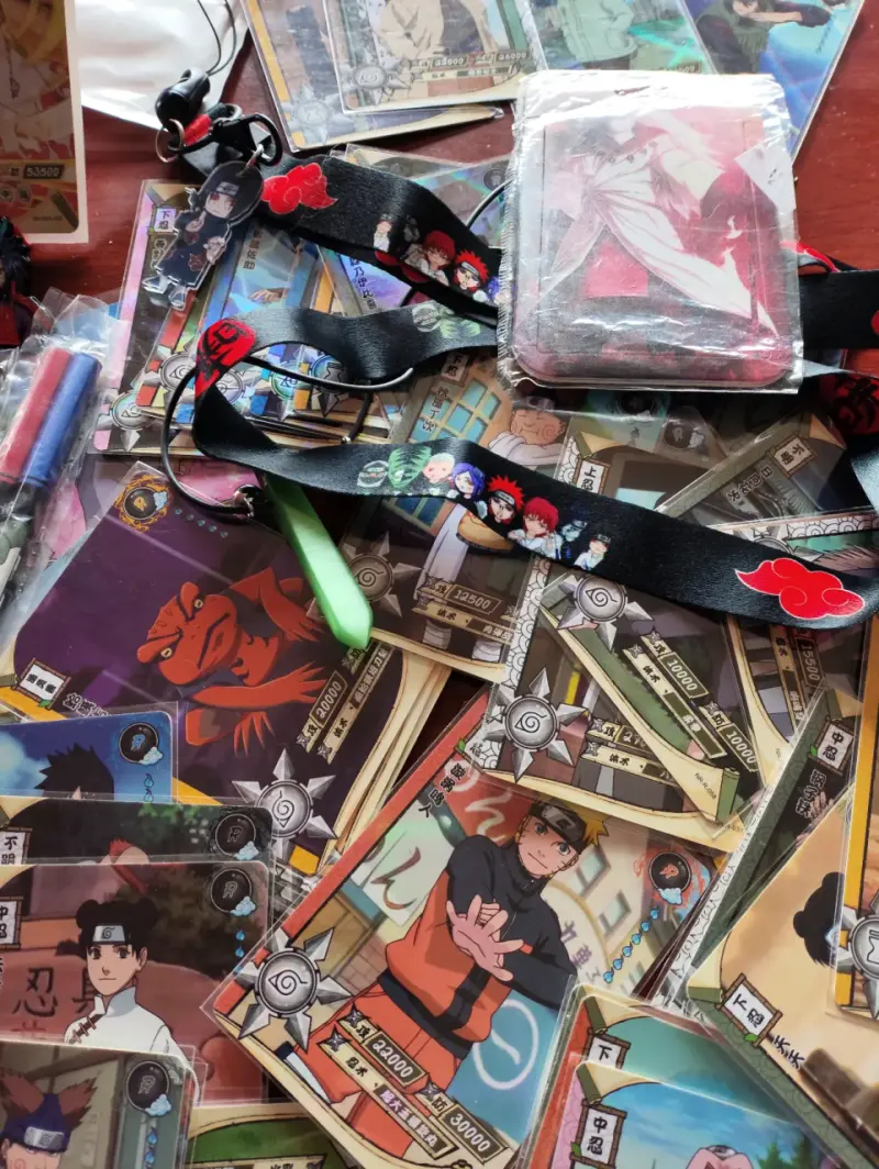 Set de accesorios y cartas de anime Naruto - 2