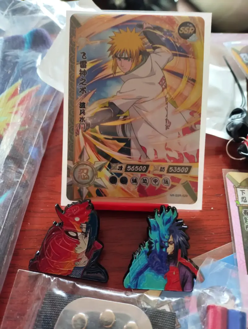 Set de accesorios y cartas de anime Naruto - 4