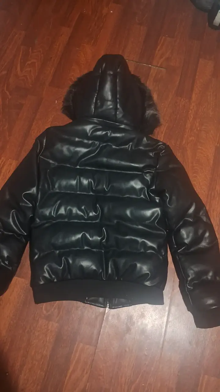 Chaqueta eco cuero gorro desmontable XS da para S - 4
