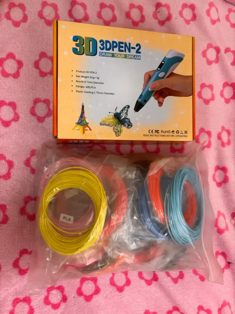 Lápiz 3D 3DPEN-2 con filamentos de colores