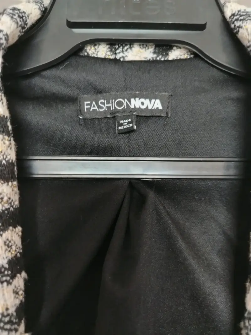 Blazer de lana a cuadros Fashion Nova - 2