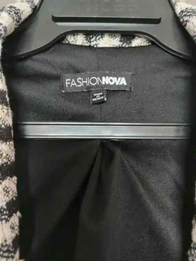Blazer de lana a cuadros Fashion Nova - miniatura 2