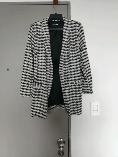 Blazer de lana a cuadros Fashion Nova - miniatura 3