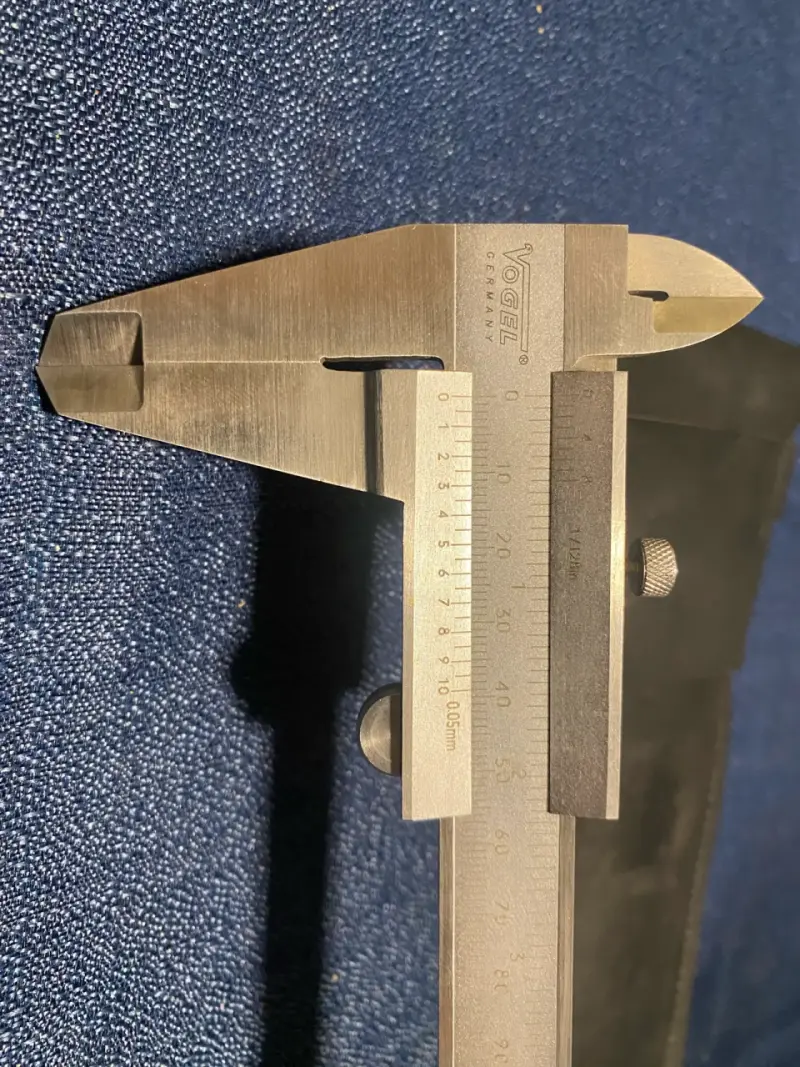 Calibrador vernier fabricado por VOGEL Alemania - 3