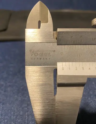 Calibrador vernier fabricado por VOGEL Alemania - miniatura 4
