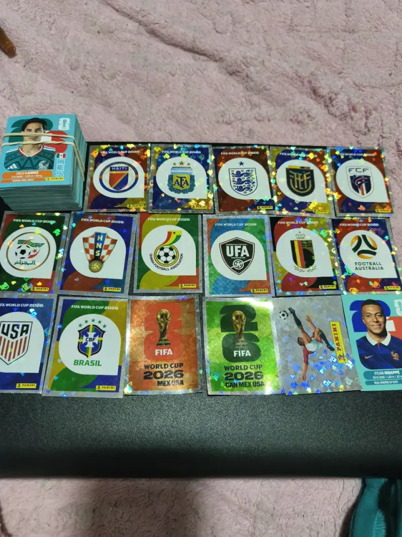 Colección de láminas Panini Mundial 2026