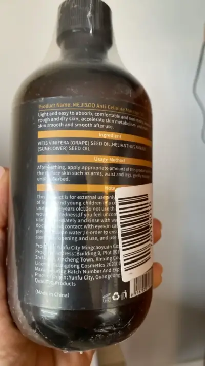 Aceite de Masaje Anticelulítico Mejisoo 500ml - miniatura 2