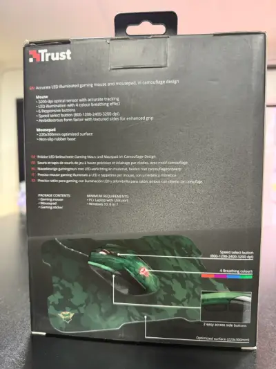 Mouse Gamer Trust Rixa con Alfombrilla - miniatura 2