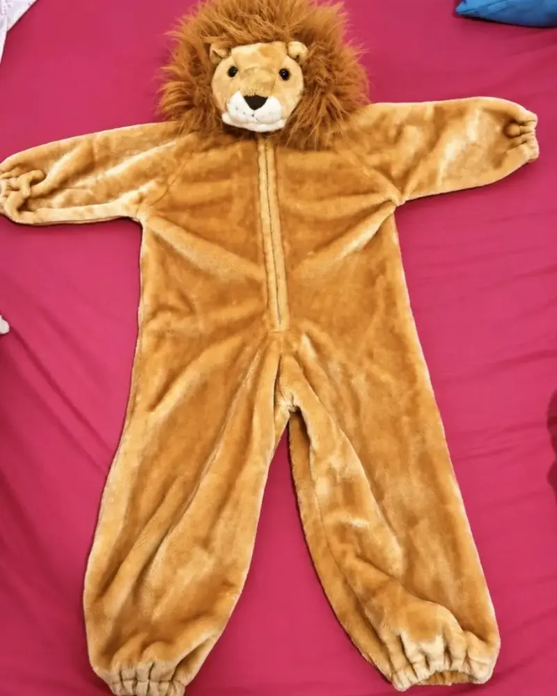 Disfraz de león para niños, suave y cómodo