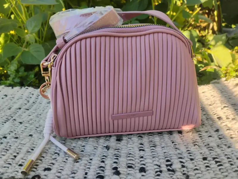 Mini bolso Liesel rosado con doble compartimento - 2