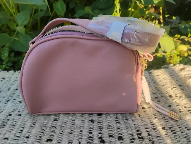 Mini bolso Liesel rosado con doble compartimento - 3