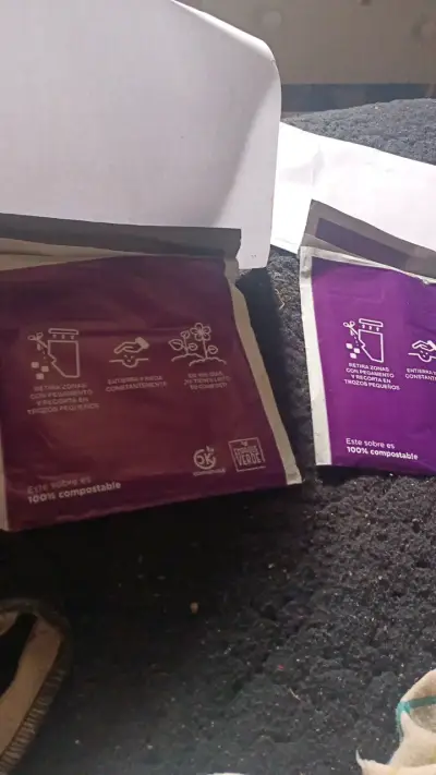 Sobres compostables 100% ecológicos - miniatura 1