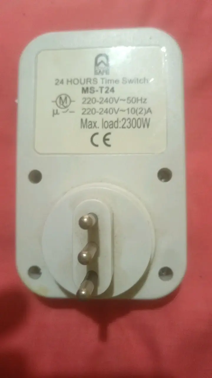 Interruptor programable 24 horas MS-T24 - 1
