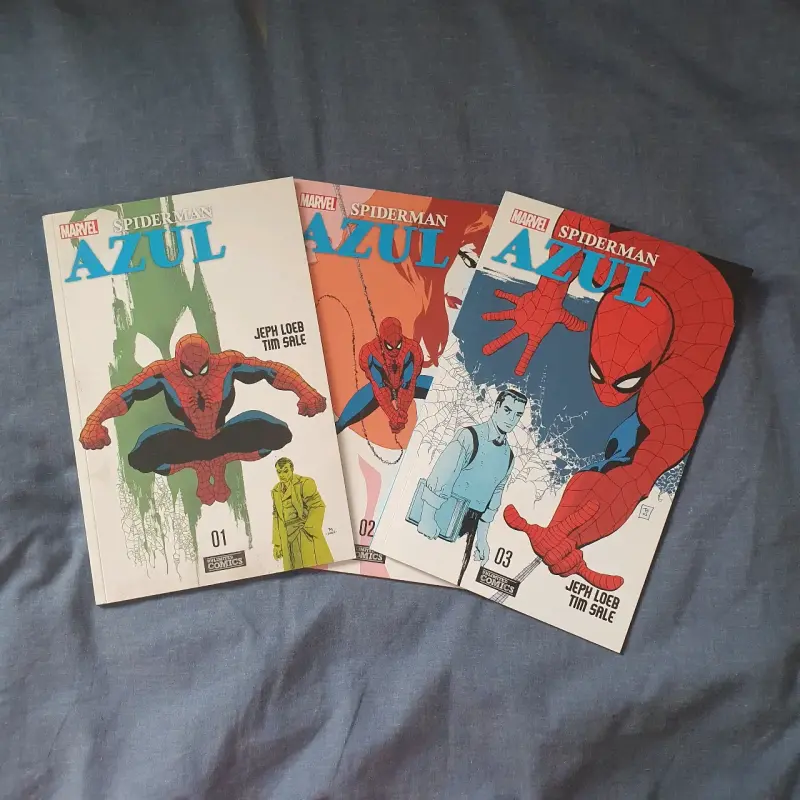 Colección de cómics Spiderman Azul Marvel