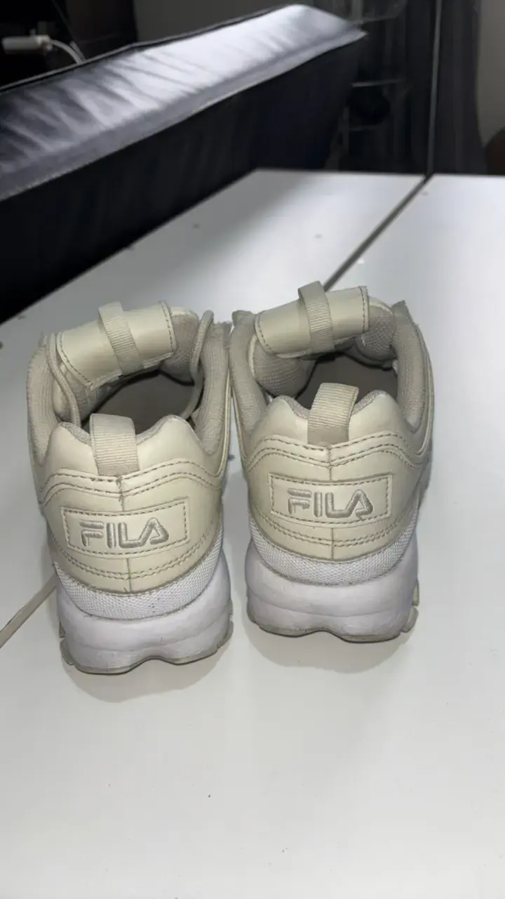 Zapatillas deportivas Fila beige para mujer - 3