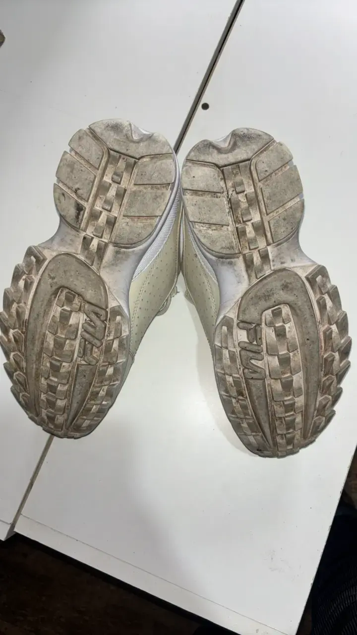 Zapatillas deportivas Fila beige para mujer - 5