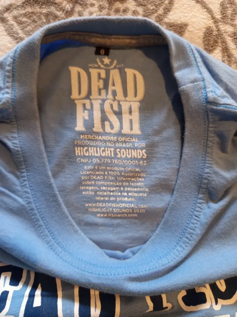 Polera oficial Dead Fish Afasia - 3