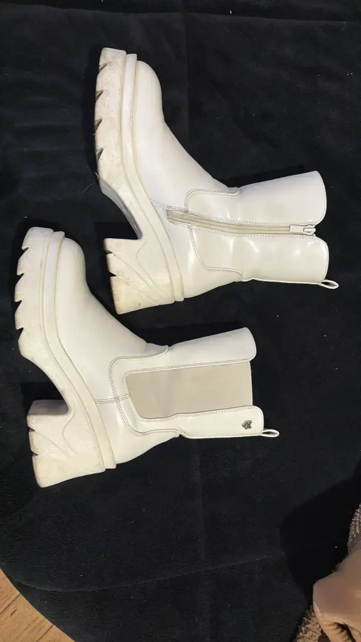 Botas blancas Gotta con plataforma - 2