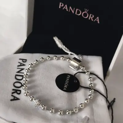 Pulsera de plata con cuentas Pandora 925 - miniatura 1