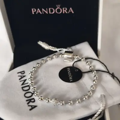 Pulsera de plata con cuentas Pandora 925 - miniatura 3