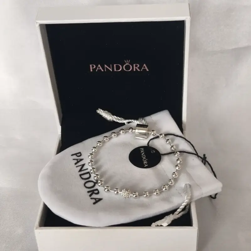 Pulsera de plata con cuentas Pandora 925 - 4