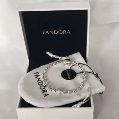 Pulsera de plata con cuentas Pandora 925 - miniatura 4