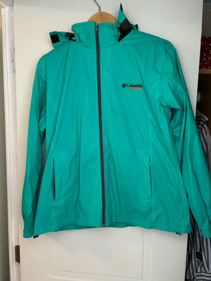 Chaqueta impermeable verde talla L - 1