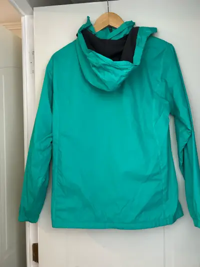 Chaqueta impermeable verde talla L - miniatura 2
