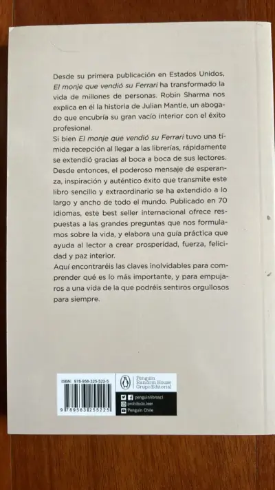 Libro 'El Monje Que Vendió Su Ferrari' de Robin Sharma - miniatura 2