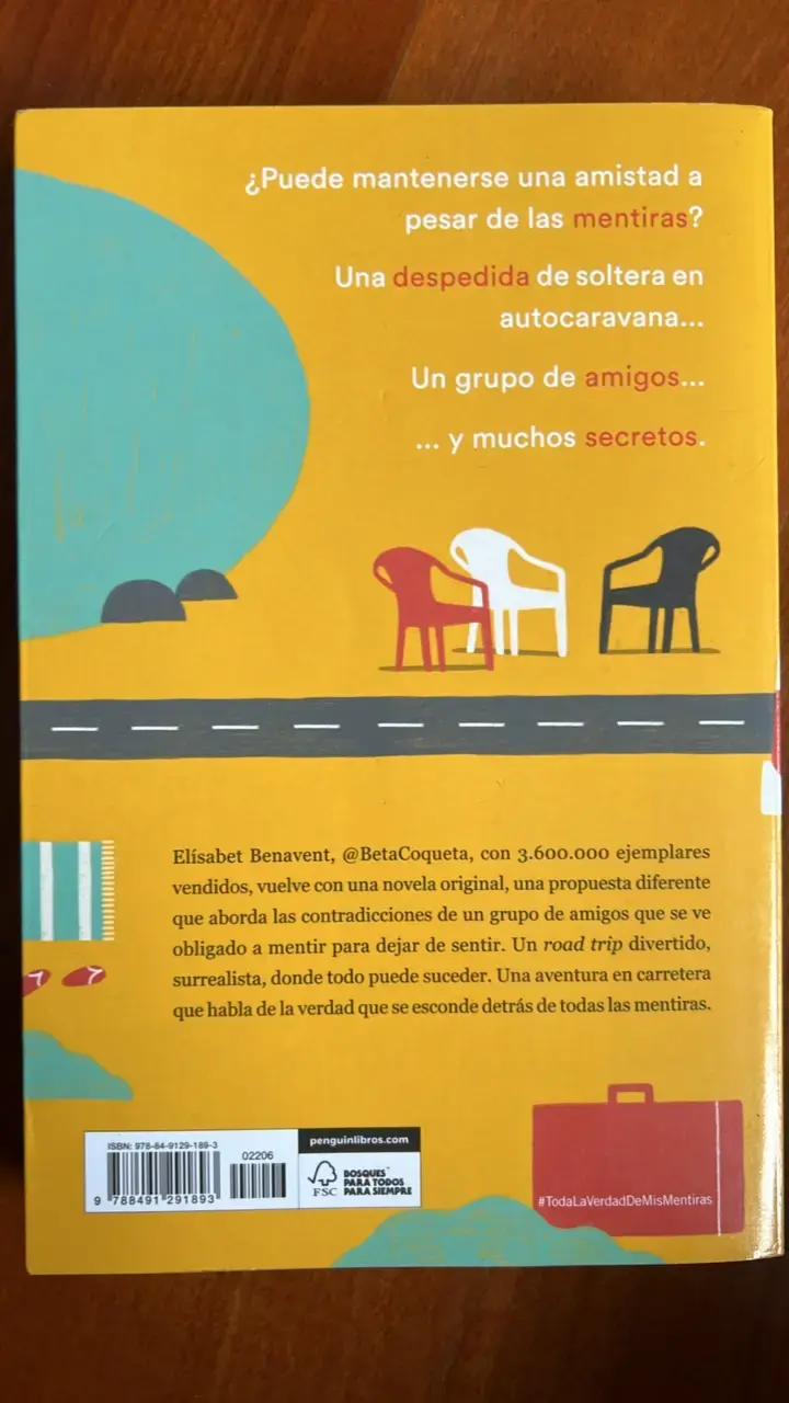 Libro 'Toda la Verdad de Mis Mentiras' de Elísabet Benavent - 2