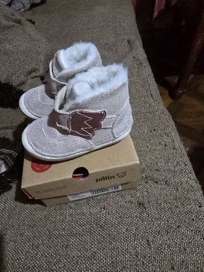 Botines de bebé brillantes Pillin con forro de lana - miniatura 2