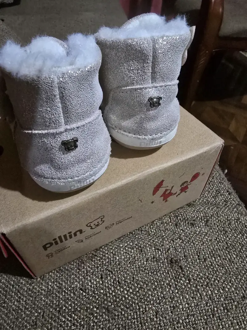 Botines de bebé brillantes Pillin con forro de lana - 3