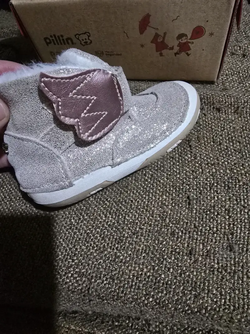 Botines de bebé brillantes Pillin con forro de lana - 4