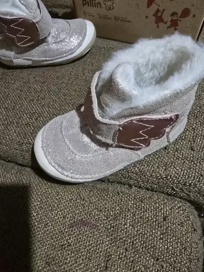 Botines de bebé brillantes Pillin con forro de lana - miniatura 5