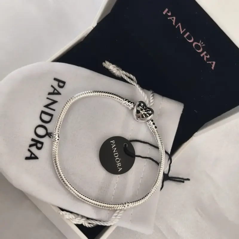 Pulsera de plata arbol familiar Pandora - 3