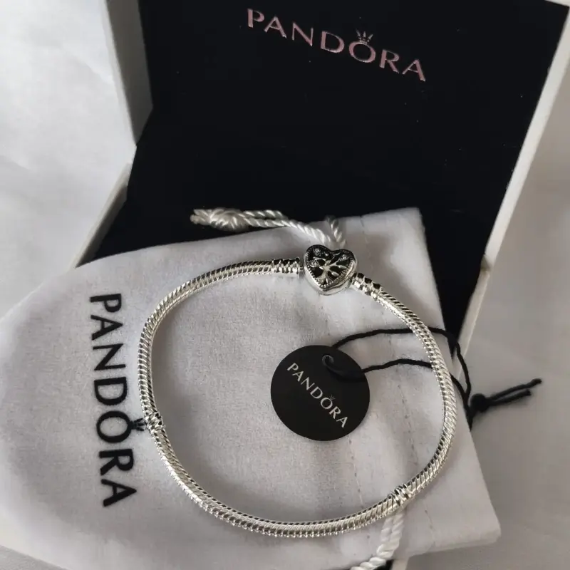 Pulsera de plata arbol familiar Pandora - 4