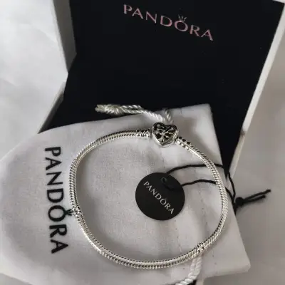 Pulsera de plata arbol familiar Pandora - miniatura 4