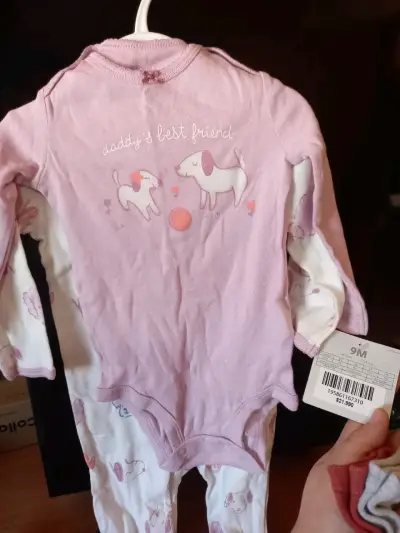 Set carters body y pijama para bebé con diseño de - miniatura 1